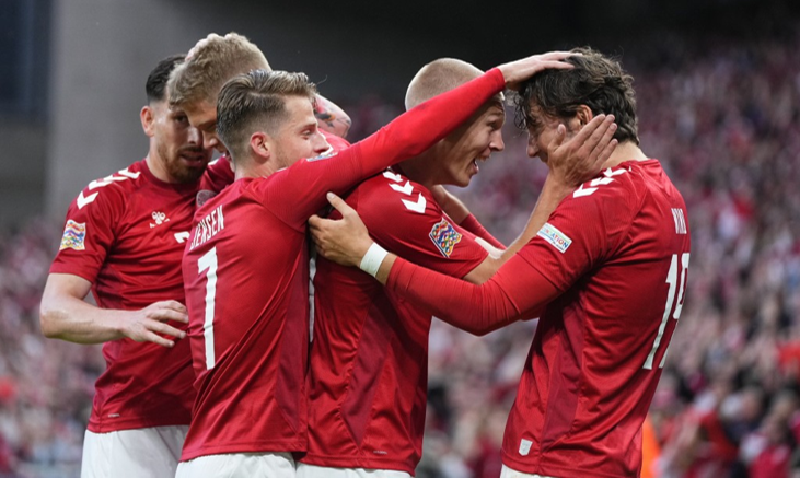 丹麦2-0完封奥地利，云德传射建功获8.2分全场最佳